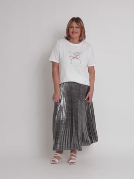 Martini Print Tee - White rc&co