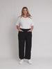 Marine Wide Leg Pant - Black