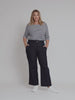 Hudson High Rise Wide Leg Jean - Dark Denim