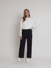 Le Lounge Ribbed Pant - Navy