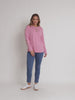 Hearts Square Long Sleeve Tee - Pink