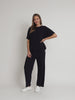 Le Lounge Ribbed Top - Navy