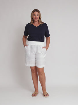 Jordan Linen Short - White rc&co