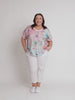Capri Print Top - Pastel Multi rc&co