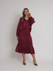 Lux Ruche Skirt - Shiraz