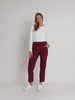 Evie Stretch Straight Leg Pant - Shiraz