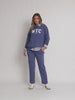 The NYC Embroidered Sweatshirt - Denim Blue rc&co