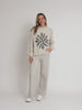 Juliet Floral Print Knit - Natural