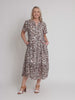 On Safari Printed Dress - Natural Multi