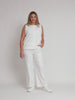 Charli Reversible Button Up Denim Top - Ivory