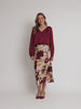 Verona Print Skirt - Shiraz Multi