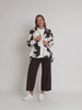 Toulouse Floral Print Shirt - Coffee Ivory