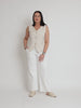 Lino Short Vest - Natural