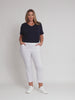 Zara Stretch Pant - White