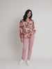 Dakota Floral Print Sheer Top - Blush Multi rc&co