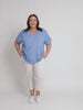 Sienna Top - Washed Blue rc&co