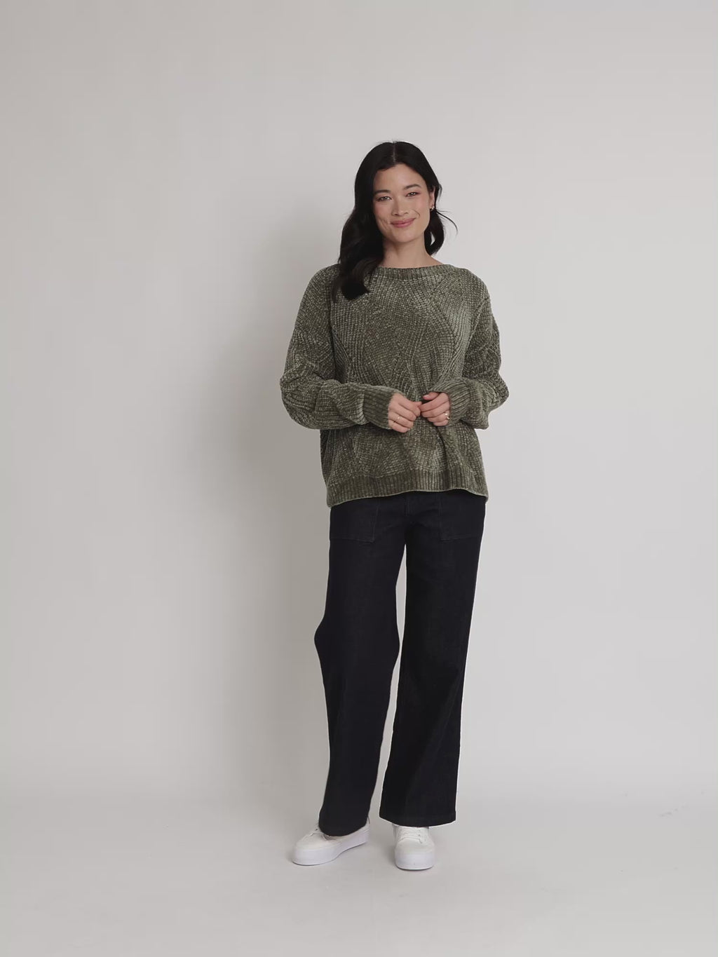 Tenille Rib Knit - Khaki rc&co