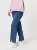 Republic Straight Leg Split Jean - Denim - RC & Co