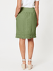 Ruffle Hem Skirt - Khaki - RC & Co