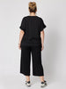 Ruffle Sleeve Tunic - Black - RC & Co