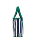 Sabbia Beach Bag Small - Green Stripe - RC & Co