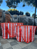 Sabbia Beach Bag Small - Orange Stripe - RC & Co