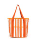 Sabbia Beach Bag Small - Orange Stripe - RC & Co