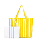 Sabbia Beach Bag Small - Yellow Stripe - RC & Co