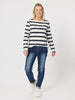 Sammi High Rise Slim Leg Stretch Jean - Dark Denim - RC & Co