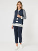 Sport Straight Leg Ponte Pant - Navy - RC & Co