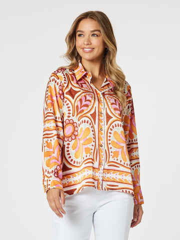 Studio Floral Shirt - Fig - RC & Co