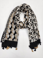 Wave Scarf - Black