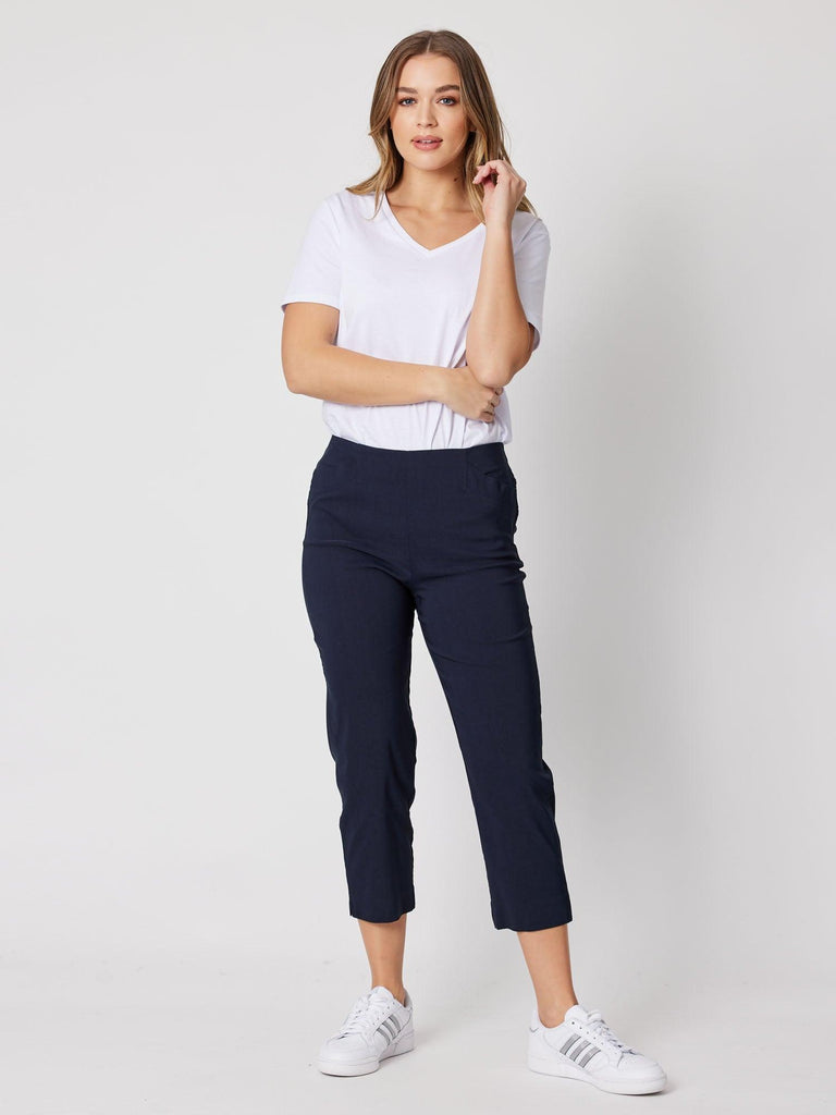 Zara Stretch Pant - Navy - RC & Co